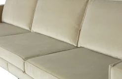 Retro Samtsofa Rodeo 3-Sitzer Pistazie-BePureHome Best