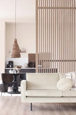 Retro Samtsofa Rodeo 2,5-Sitzer Pistazie-BePureHome Sale