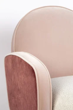 Retro Sessel Cocktailsessel SAM Rosa Lounger-Zuiver New