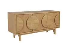 Retro Sideboard Groove Walnuss oder Eiche 2/3türig-Zuiver Clearance