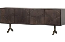 Retro Sideboard TV-Board Draw Mangoholz Walnuss-Finish-BePureHome Hot