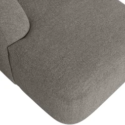 Retro Sofa Couch Sloping U-Form Organic Grau-BePureHome Best