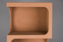 Retro Standregal Bücherregal Dundee Terracotta L-DutchBone Hot