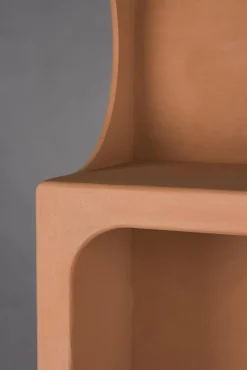 Retro Standregal Bücherregal Dundee Terracotta L-DutchBone Hot