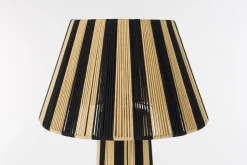 Retro Stehlampe Stripe It Up Schwarz Beige-Bold Monkey New