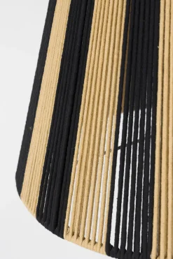 Retro Stehlampe Stripe It Up Schwarz Beige-Bold Monkey New