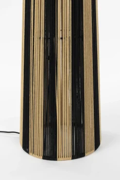 Retro Stehlampe Stripe It Up Schwarz Beige-Bold Monkey New