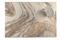 Retro Teppich Solar Grau/Terra 160 x 230 Marmoroptik-Zuiver Sale