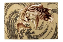 Retro Teppich The Legend Of Koi in 160 x 230 cm-Bold Monkey Best