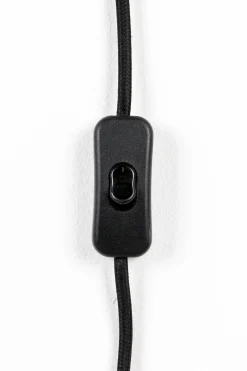 Retro Tischlampe Stripe It Up Schwarz Beige-Bold Monkey Outlet