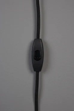 Retro Tischlampe Virgil Schwarz Weiß 60 cm-DutchBone Online