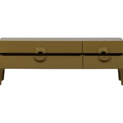 Retro TV-Board Lowboard Merge Olivgrün-WOOOD New