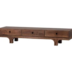 Retro TV-Board Lowboard Staes Mangoholz 3 Schubalden 180-WOOOD Outlet
