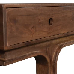 Retro TV-Board Lowboard Staes Mangoholz 3 Schubalden 180-WOOOD Outlet