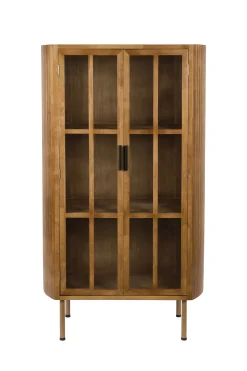 Retro Vitrine Schrank Yaz Oval Sprossenverglasung-Vintagehaus Clearance