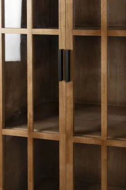 Retro Vitrine Schrank Yaz Oval Sprossenverglasung-Vintagehaus Clearance