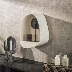 Retro Wandregale 3er Set Stone Tropfenform Marmor-Komposit-Vintagehaus Hot