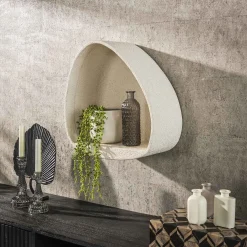 Retro Wandregale 3er Set Stone Tropfenform Marmor-Komposit-Vintagehaus Hot