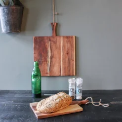 Schneidebrett aus beständigem Akazienholz Geölt-Raw Materials Outlet