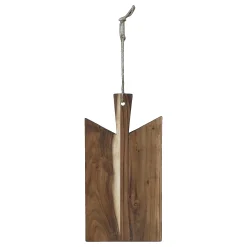 Schneidebrett Servierbrett Tapasbrett Laon Gezackt aus beständigem Akazienholz Geölt-Chic Antique Best