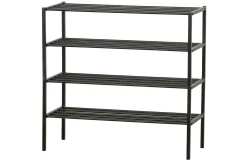 Schuhregal Industrial Ferro Metall Schwarz 40-WOOOD