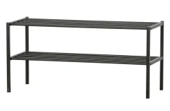 Schuhregal Industrial Ferro Metall Schwarz 40-WOOOD