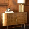 Sideboard Hanna Metall Gold Art Déco - Altgold-DutchBone Sale