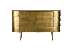 Sideboard Hanna Metall Gold Art Déco - Altgold-DutchBone Sale