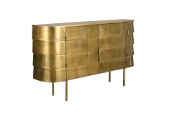 Sideboard Hanna Metall Gold Art Déco - Altgold-DutchBone Sale