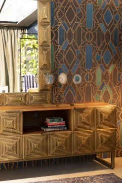 Sideboard TV-Board Volan Gold Art Deco 140-DutchBone Hot