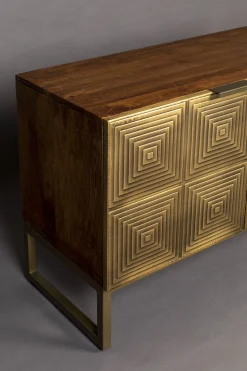 Sideboard TV-Board Volan Gold Art Deco 140-DutchBone Hot