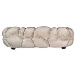 Sofa Cloudy Comfort Kunstfell Beige-PTMD Clearance
