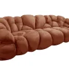 Sofa Cloudy Comfort Kunstfell Pumpkin-PTMD