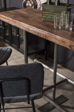 Stehtisch Bartisch Factory Vintage Recyceltes Holz 170/60/8-Raw Materials New