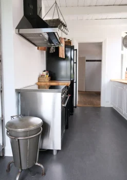 Treteimer Vintage Abfalleimer Industrial Silber Groß Poliert-Vintagehaus Accessoires Best