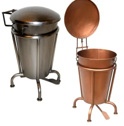 Treteimer Vintage Abfalleimer Industrial Kupfer Groß-Vintagehaus Accessoires Outlet
