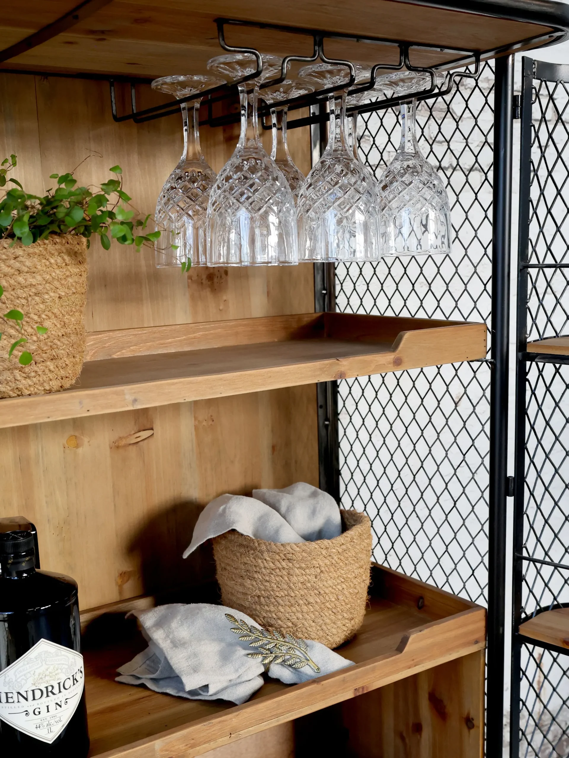 Vintage Barwagen Barschrank Barclay Industrial Räder-Chic Antique Outlet