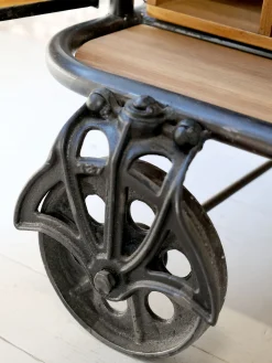 Vintage Barwagen Barschrank Barclay Industrial Räder-Chic Antique Outlet