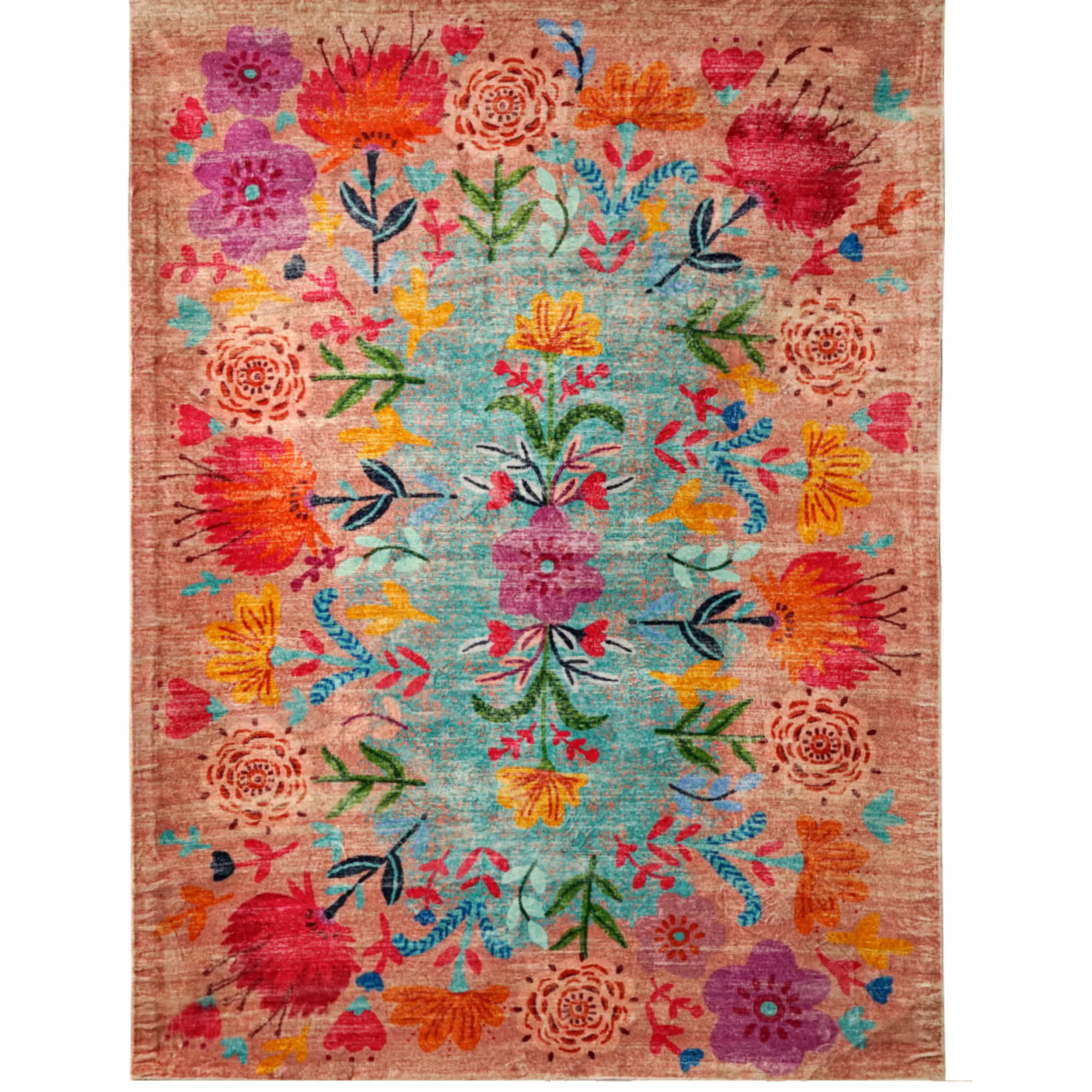 Vintage Boho Teppich Fiore 160 x 230 cm-Vintagehaus Online