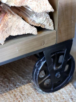 Vintage Kücheninsel Anrichte Gaspard Holz Zinkplatte-Chic Antique Hot