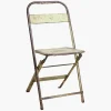 Vintage Klappstuhl Easy Balkonstuhl Esszimmerstuhl Lime Outdoor-Raw Materials Online