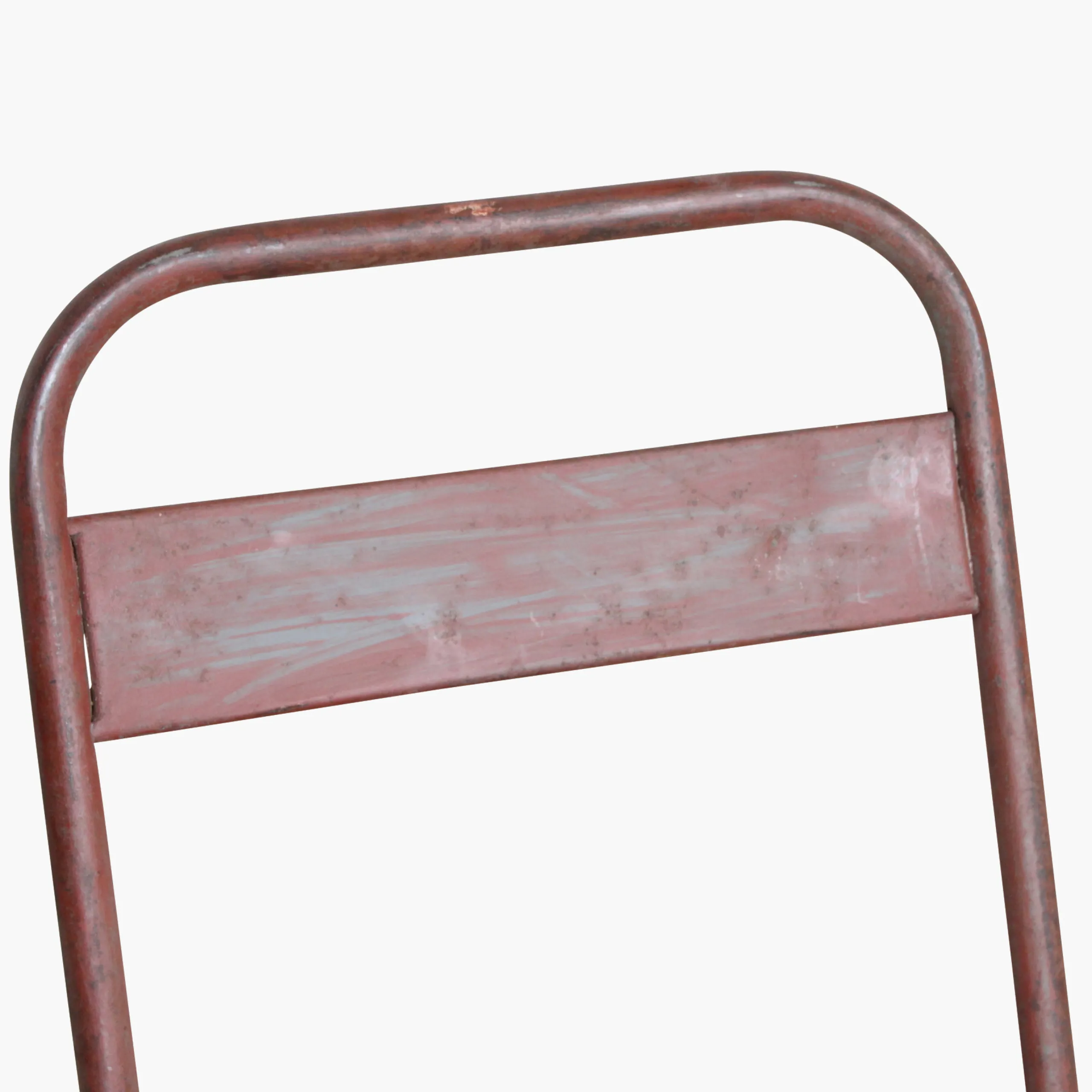 Vintage Klappstuhl Easy Balkonstuhl Esszimmerstuhl Antik-Rot Outdoor-Raw Materials Clearance