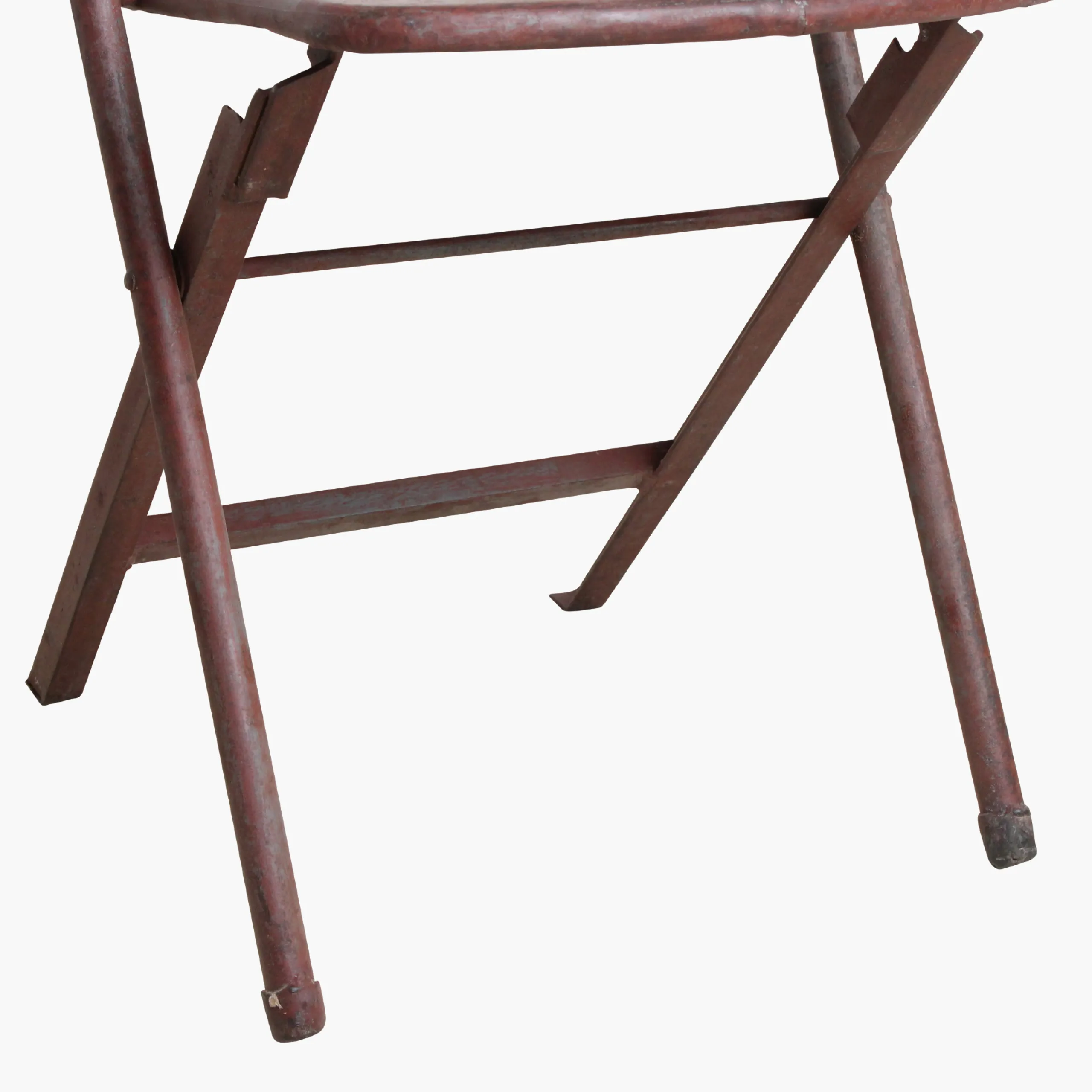 Vintage Klappstuhl Easy Balkonstuhl Esszimmerstuhl Antik-Rot Outdoor-Raw Materials Clearance