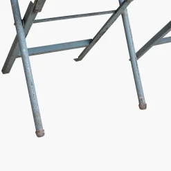 Vintage Klappstuhl Easy Balkonstuhl Esszimmerstuhl Hellblau Outdoor-Raw Materials New