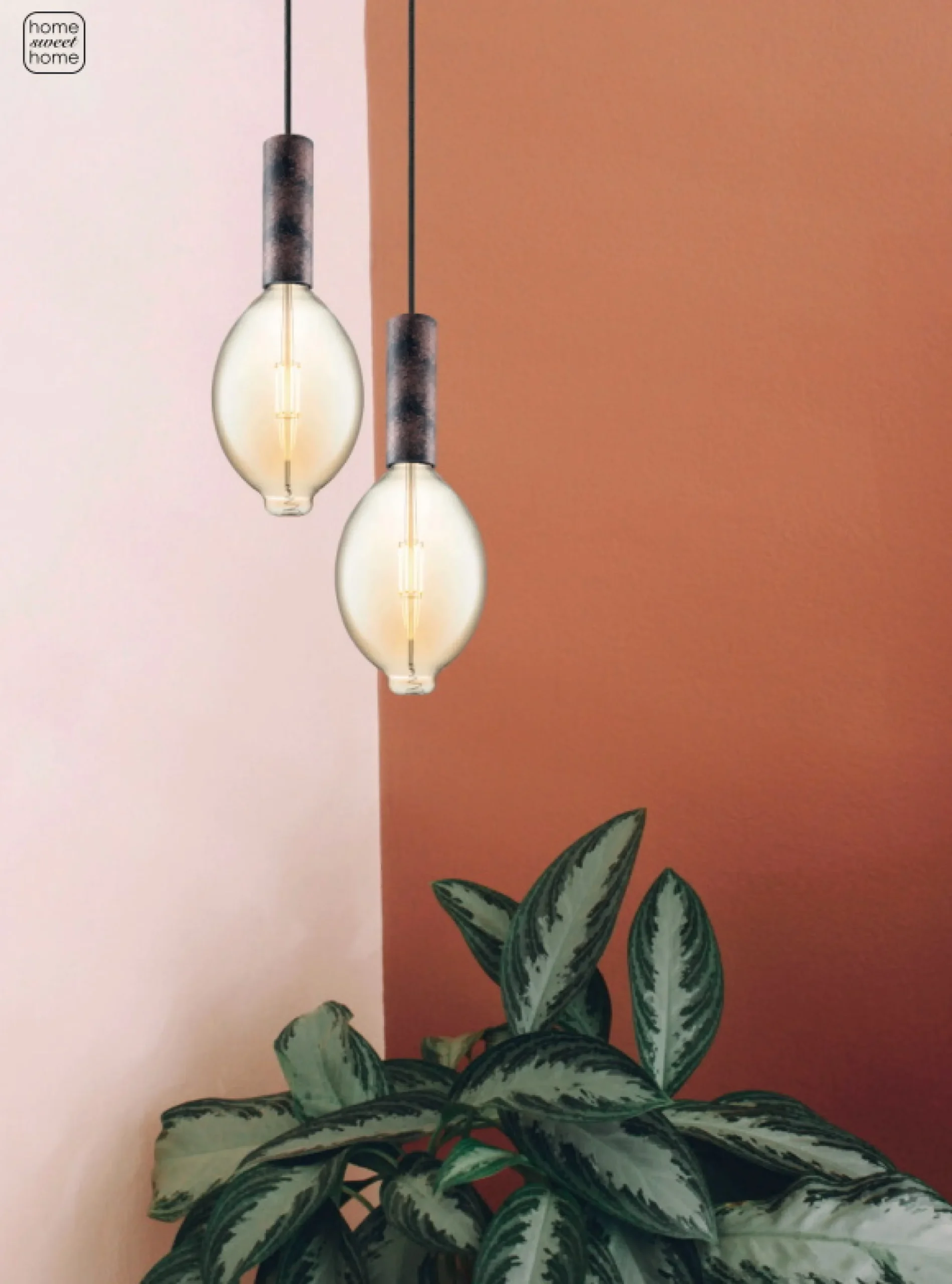 Vintage LED Glühbirne XXL Oval 33 x 18 cm dimmbar Klarglas-Vintagehaus Lampen Clearance