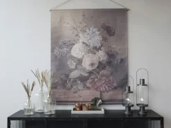 Vintage Leinwandbild Pfingstrose Französischer Blumendruck 150/120-Chic Antique Outlet