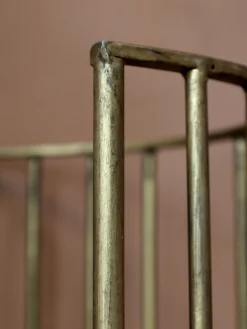 Vintage Regal Standregal Vincent Oval Antik Messing Finish-Chic Antique Best