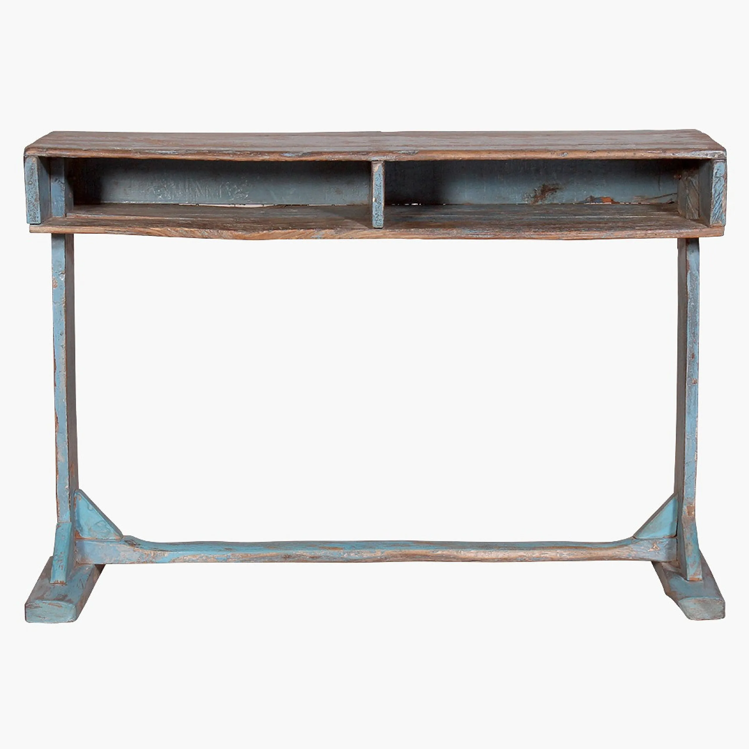 Vintage Schulbank Indien Recyceltes Holz Used-Raw Materials Outlet