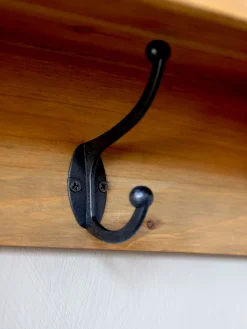 Vintage Wandregal Etienne 2 Schubladen, Fach und 3 Haken-Chic Antique Clearance