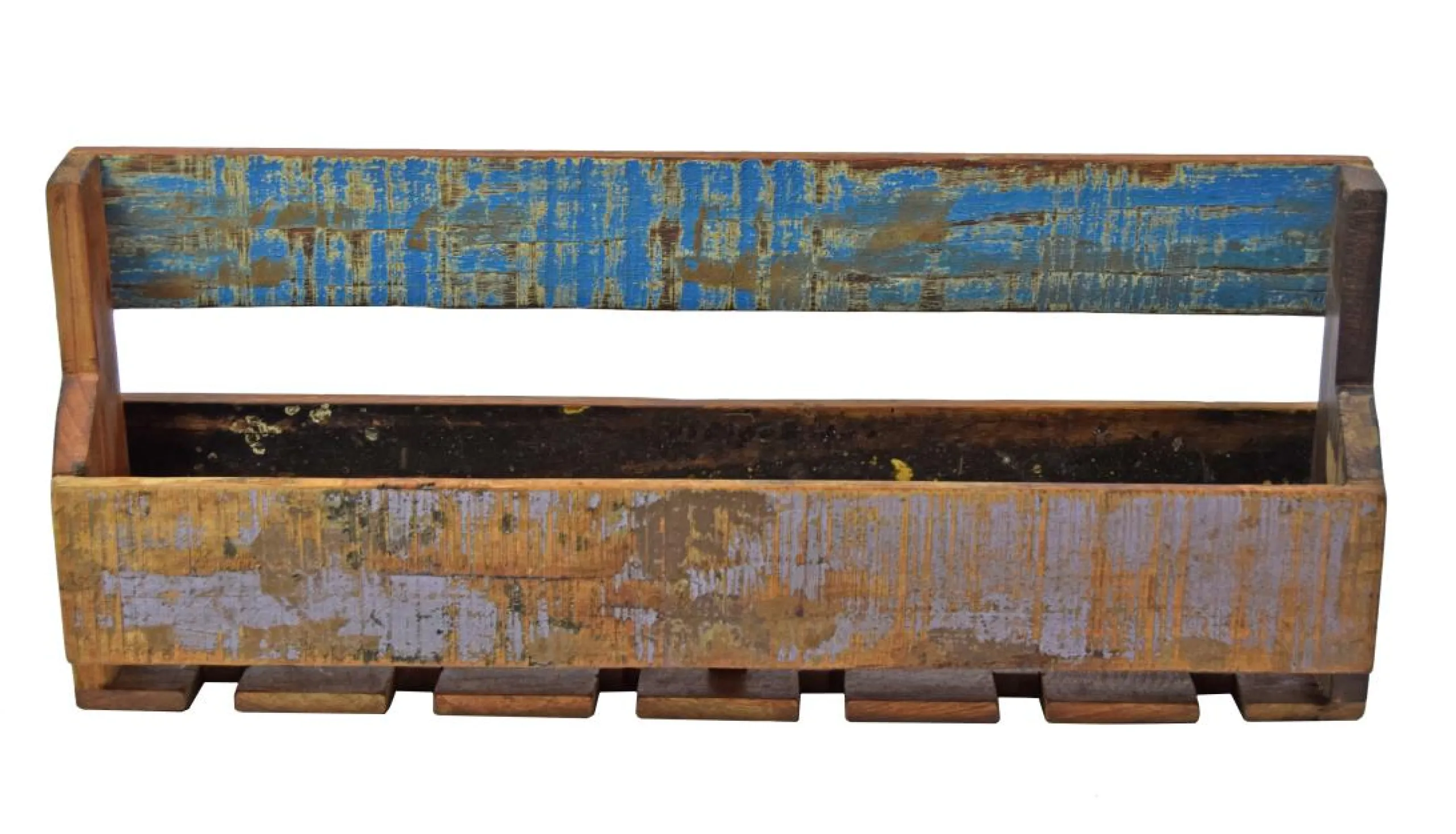 Vintage Wandregal Glashalter Küche Bad Bunt-Raw Materials Discount